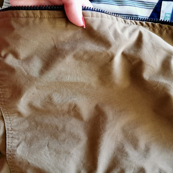 Vintage London Fog Workwear Jacket Tan Large Long - Picture 10 of 10